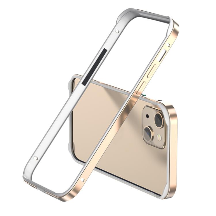 Metal Hybrid Silicone Four-Corner Shockproof Cooling Phone Frame Case, For iPhone 15 Pro Max, For iPhone 15 Pro, For iPhone 15 Plus, For iPhone 15