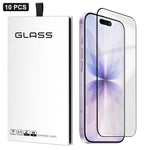 10 Stück 0,18mm Ultra-Dünne Ultraschall HD Siebdruck Hoch-Aluminium Dick-Gel Gehärtete Glasfolie, Für iPhone 17e / 16e, Für iPhone 17 Pro Max, Für iPhone 17 Pro, Für iPhone 17, Für iPhone Air, Für iPhone 16 Pro Max, Für iPhone 16 Pro, Für iPhone 16 Pl...