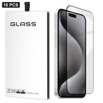 10 Stück 0,18mm Ultra-Dünne Ultraschall HD Siebdruck Hoch-Aluminium Dick-Gel Gehärtete Glasfolie, Für iPhone 17e / 16e, Für iPhone 17 Pro Max, Für iPhone 17 Pro, Für iPhone 17, Für iPhone Air, Für iPhone 16 Pro Max, Für iPhone 16 Pro, Für iPhone 16 Pl...