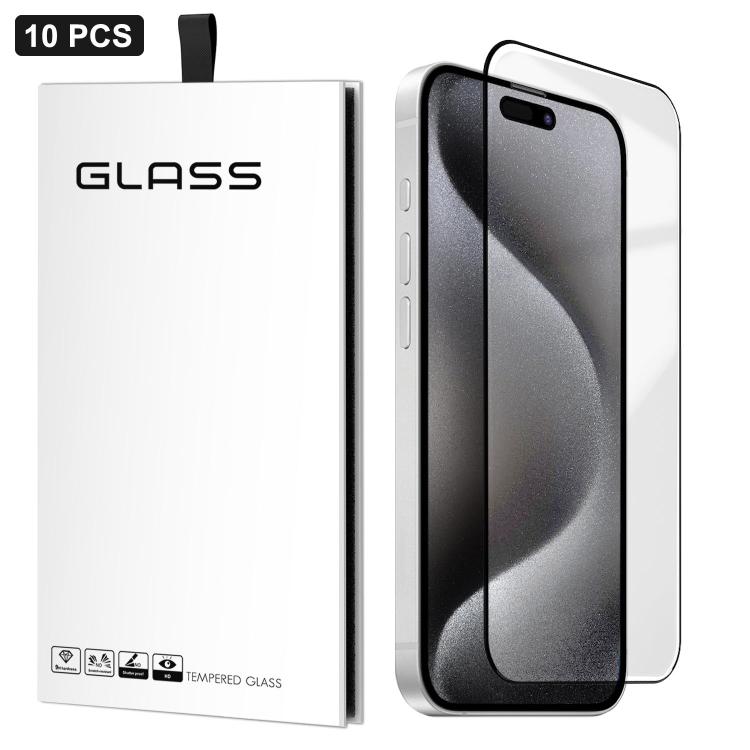 10 Stück 0,18mm Ultra-Dünne Ultraschall HD Siebdruck Hoch-Aluminium Dick-Gel Gehärtete Glasfolie, Für iPhone 17e / 16e, Für iPhone 17 Pro Max, Für iPhone 17 Pro, Für iPhone 17, Für iPhone Air, Für iPhone 16 Pro Max, Für iPhone 16 Pro, Für iPhone 16 Pl...