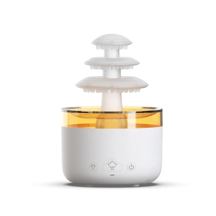 Dreifarbige Lichter Ultraschall Luftbefeuchter Wolkenregen Aromatherapie Diffusor, Wolkenregen