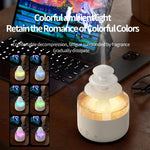 Dreifarbige Lichter Ultraschall Luftbefeuchter Wolkenregen Aromatherapie Diffusor, Wolkenregen