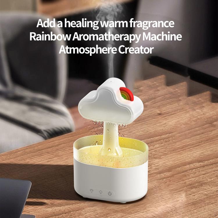Ultraschall Luftbefeuchter Regenbogen Aromatherapie Diffusor, Regenbogen