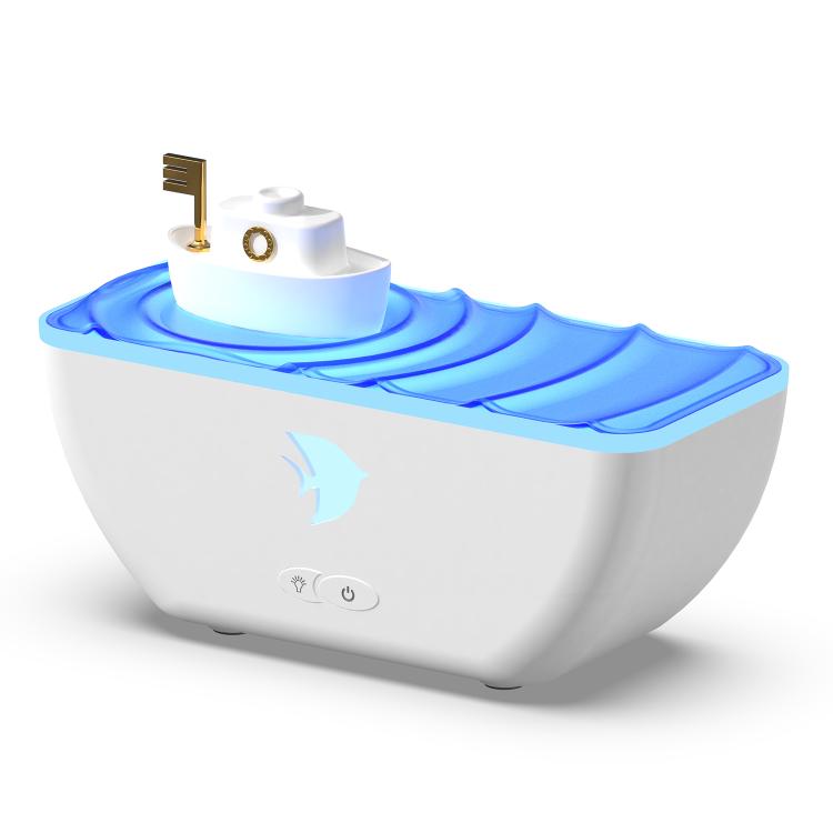 Ultraschall Luftbefeuchter Kreativer Kleines Boot Aromatherapie Diffusor, Kleines Boot