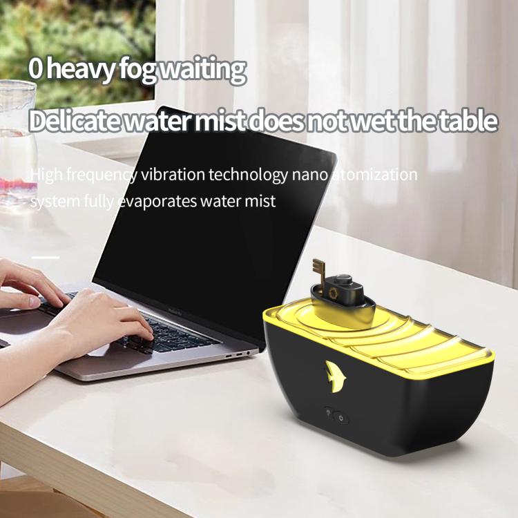 Ultraschall Luftbefeuchter Kreativer Kleines Boot Aromatherapie Diffusor, Kleines Boot
