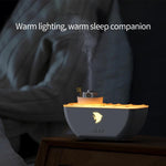 Ultraschall Luftbefeuchter Kreativer Kleines Boot Aromatherapie Diffusor, Kleines Boot