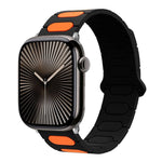 Oval Magnetic Silicone Watch Band, For Apple Watch 46mm / 49mm / 45mm / 44mm, For Apple Watch 42mm / 41mm / 40mm / 38mm