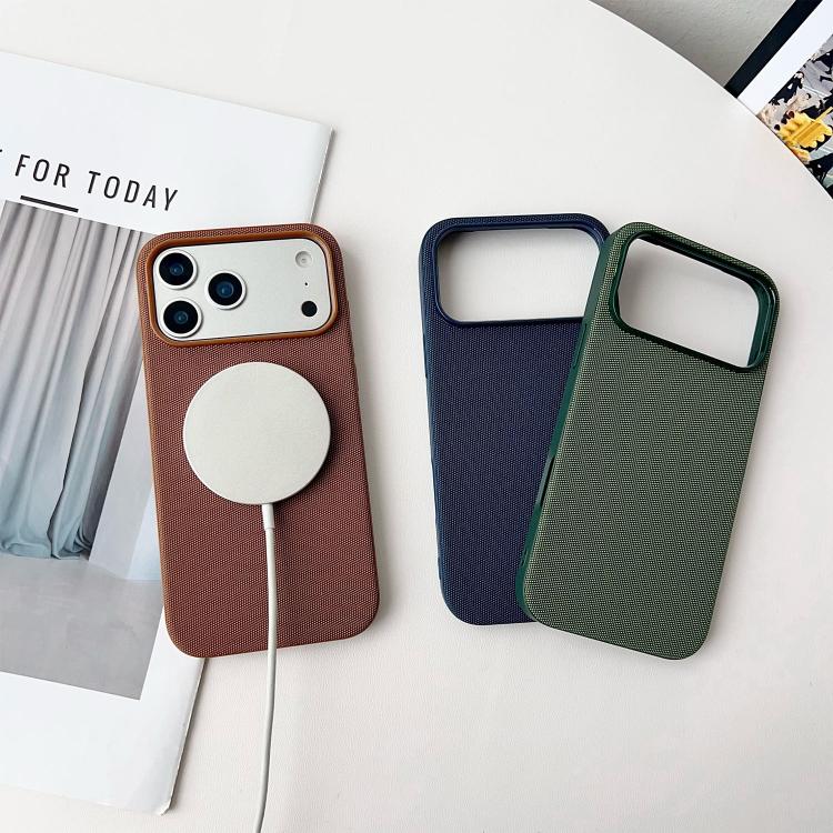 Offizielles Tech Fabric Textur Side-Stick TPU Magnetisches Handyhülle, keine KI-Kamerataste, für iPhone 17 Pro Max, für iPhone 17 Pro, für iPhone 17, für iPhone Air, für iPhone 16 Pro Max, für iPhone 16 Pro, für iPhone 16, für iPhone 15 Pro Max