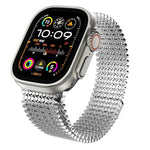 Molekulare Anordnung Magnetisches Edelstahl Uhrenarmband, Für Apple Watch 46mm / 49mm / 45mm / 44mm, Für Apple Watch 42mm / 41mm / 40mm / 38mm