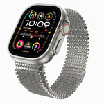 Molekulare Anordnung Magnetisches Edelstahl Uhrenarmband, Für Apple Watch 46mm / 49mm / 45mm / 44mm, Für Apple Watch 42mm / 41mm / 40mm / 38mm