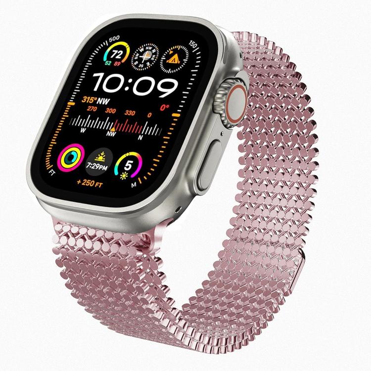 Molekulare Anordnung Magnetisches Edelstahl Uhrenarmband, Für Apple Watch 46mm / 49mm / 45mm / 44mm, Für Apple Watch 42mm / 41mm / 40mm / 38mm