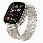 Molekulare Anordnung Magnetisches Edelstahl Uhrenarmband, Für Apple Watch 46mm / 49mm / 45mm / 44mm, Für Apple Watch 42mm / 41mm / 40mm / 38mm