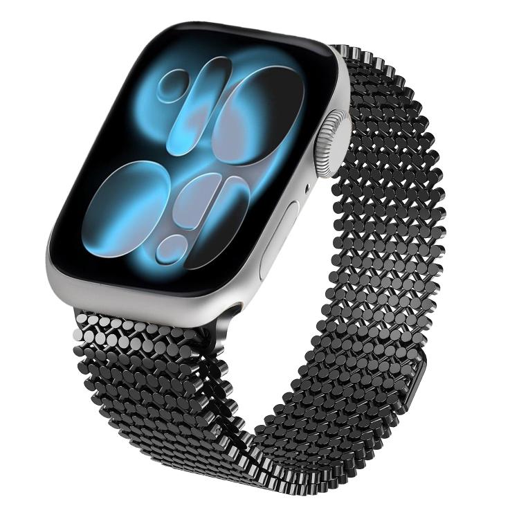 Molekulare Anordnung Magnetisches Edelstahl Uhrenarmband, Für Apple Watch 46mm / 49mm / 45mm / 44mm, Für Apple Watch 42mm / 41mm / 40mm / 38mm