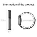Molekulare Anordnung Magnetisches Edelstahl Uhrenarmband, Für Apple Watch 46mm / 49mm / 45mm / 44mm, Für Apple Watch 42mm / 41mm / 40mm / 38mm