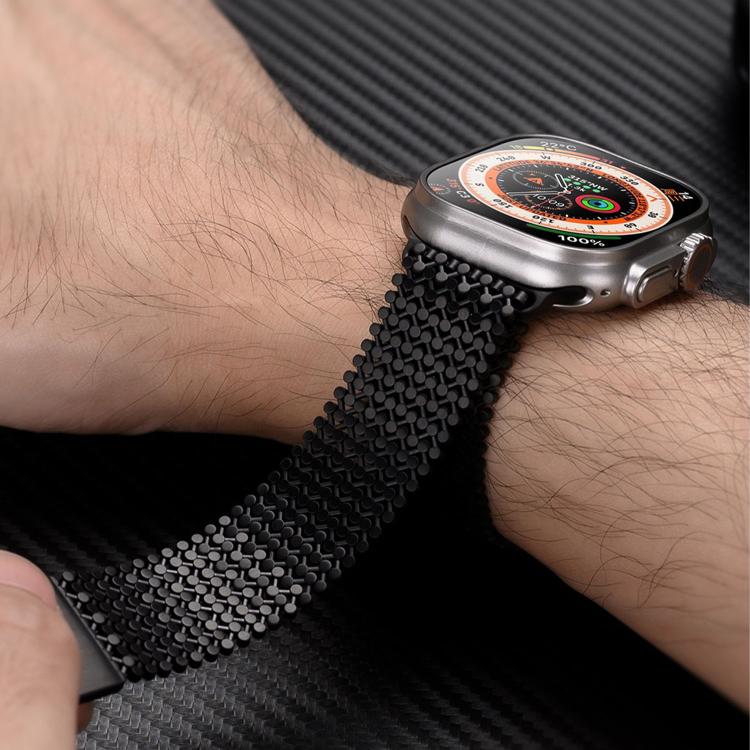 Molekulare Anordnung Magnetisches Edelstahl Uhrenarmband, Für Apple Watch 46mm / 49mm / 45mm / 44mm, Für Apple Watch 42mm / 41mm / 40mm / 38mm