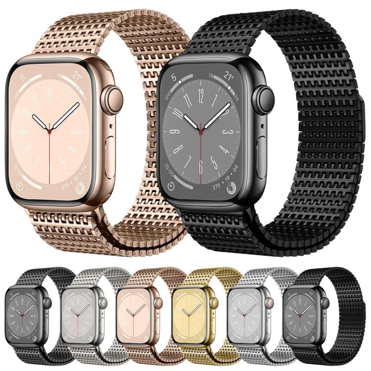 Stift-Ketten Mailänder Magnetisches Uhrenarmband, Für Apple Watch 46mm / 49mm / 45mm / 44mm, Für Apple Watch 42mm / 41mm / 40mm / 38mm