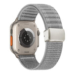 Magnetverschluss Wellenmuster Nylon-Uhrenarmband, Für Apple Watch 46mm / 49mm / 45mm / 44mm, Für Apple Watch 42mm / 41mm / 40mm / 38mm