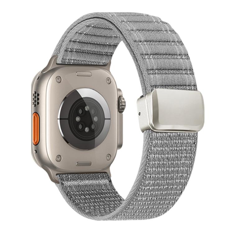 Magnetverschluss Wellenmuster Nylon-Uhrenarmband, Für Apple Watch 46mm / 49mm / 45mm / 44mm, Für Apple Watch 42mm / 41mm / 40mm / 38mm