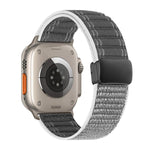 Magnetverschluss Wellenmuster Nylon-Uhrenarmband, Für Apple Watch 46mm / 49mm / 45mm / 44mm, Für Apple Watch 42mm / 41mm / 40mm / 38mm