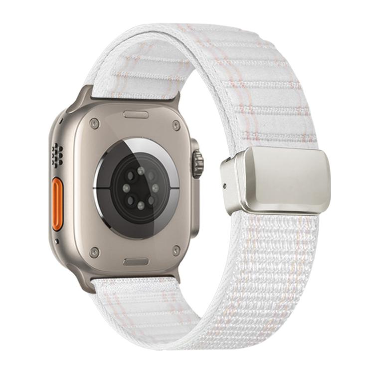 Magnetverschluss Wellenmuster Nylon-Uhrenarmband, Für Apple Watch 46mm / 49mm / 45mm / 44mm, Für Apple Watch 42mm / 41mm / 40mm / 38mm