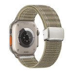 Magnetverschluss Wellenmuster Nylon-Uhrenarmband, Für Apple Watch 46mm / 49mm / 45mm / 44mm, Für Apple Watch 42mm / 41mm / 40mm / 38mm