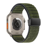Magnetverschluss Wellenmuster Nylon-Uhrenarmband, Für Apple Watch 46mm / 49mm / 45mm / 44mm, Für Apple Watch 42mm / 41mm / 40mm / 38mm