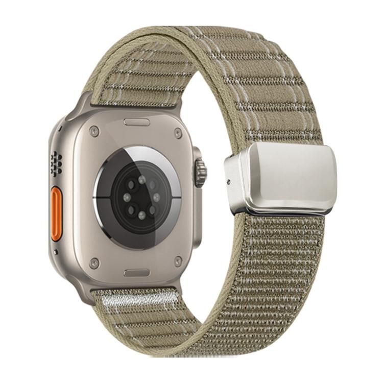 Magnetverschluss Wellenmuster Nylon-Uhrenarmband, Für Apple Watch 46mm / 49mm / 45mm / 44mm, Für Apple Watch 42mm / 41mm / 40mm / 38mm