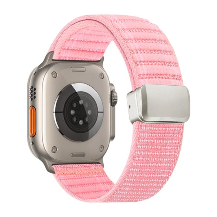 Magnetverschluss Wellenmuster Nylon-Uhrenarmband, Für Apple Watch 46mm / 49mm / 45mm / 44mm, Für Apple Watch 42mm / 41mm / 40mm / 38mm