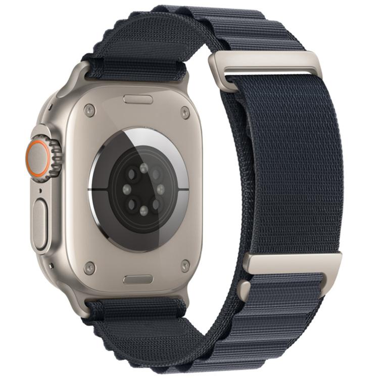 C Buckle Two-Section High Mountain Loop Nylon Watch Band, For Apple Watch 46mm / 49mm / 45mm / 44mm, For Apple Watch 42mm / 41mm / 40mm / 38mm