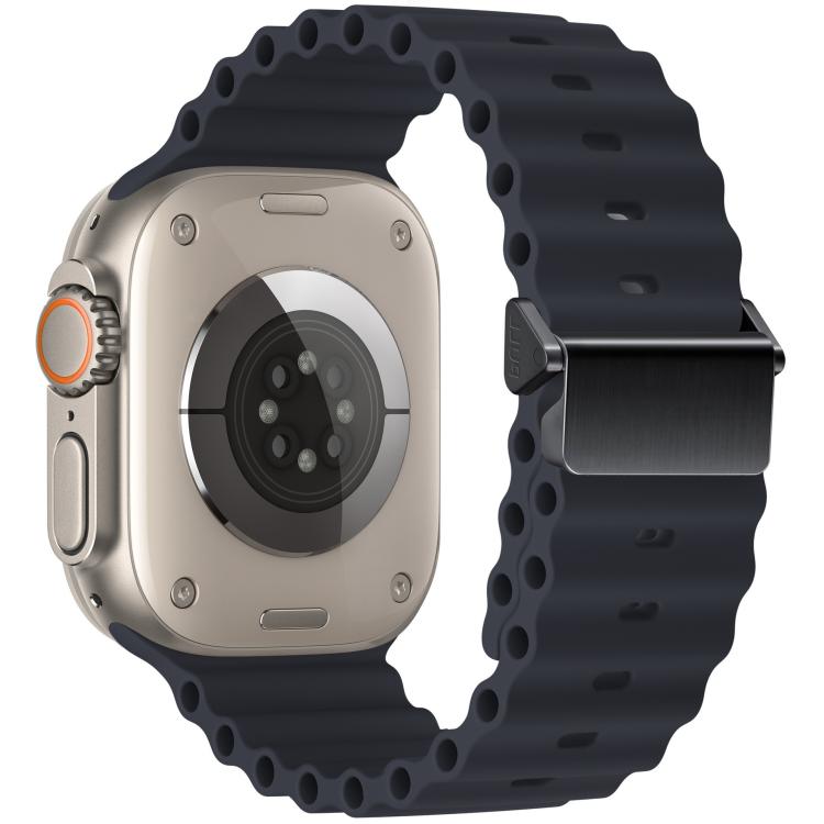 Generalüberholtes Magnetverschluss Ozean Silikon-Uhrenarmband, Für Apple Watch 46mm / 49mm / 45mm / 44mm, Für Apple Watch 42mm / 41mm / 40mm / 38mm