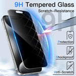 10x 360-Grad-Sichtschutz-Siebdruck Großes, gekrümmtes Kanten-Hartglas aus Aluminium, für iPhone 17e / 16e, für iPhone 17 Pro Max, für iPhone 17 Pro, für iPhone 17, für iPhone Air, für iPhone 16 Pro Max, für iPhone 16 Pro, für iPhone 16 Plus...