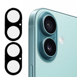 2pcs ENKAY Hat-Prince Black 9H Rear Camera Lens Tempered Glass Film, For iPhone 17 Pro Max, For iPhone 17 Pro, For iPhone 17, For iPhone Air