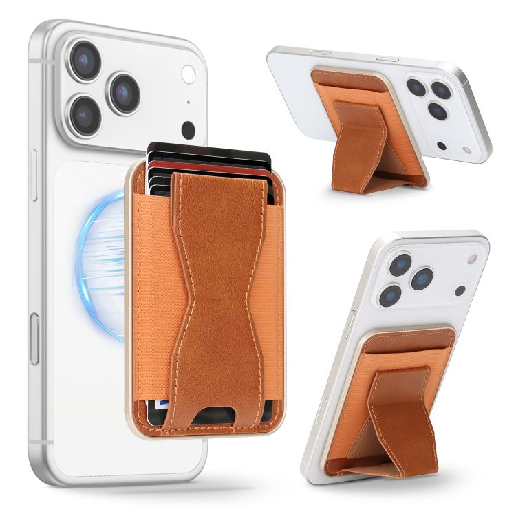 Magnetisches Taillenband veganes Leder-Kartenetui