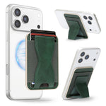 Magnetisches Taillenband veganes Leder-Kartenetui