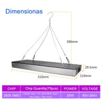 25W 75LED Vollspektrum Pflanzenbeleuchtung Fitolampen für Pflanzen Blumen Sämlingsanzucht Wachstumslampen LED Pflanzenlampe AC85-265V, US, EU