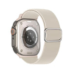 Diagonal gestreiftes D-Ring Schnalle Nylon Elastisches Uhrenarmband, Für Apple Watch 46mm / 49mm / 45mm / 44mm, Für Apple Watch 42mm / 41mm / 40mm / 38mm