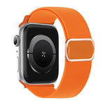 Diagonal gestreiftes D-Ring Schnalle Nylon Elastisches Uhrenarmband, Für Apple Watch 46mm / 49mm / 45mm / 44mm, Für Apple Watch 42mm / 41mm / 40mm / 38mm