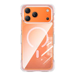 Vakuumversiegelte transparente Airbag Magnetische Acryl-Handyhülle, Für iPhone 17 Pro Max, Für iPhone 17 Pro, Für iPhone 17