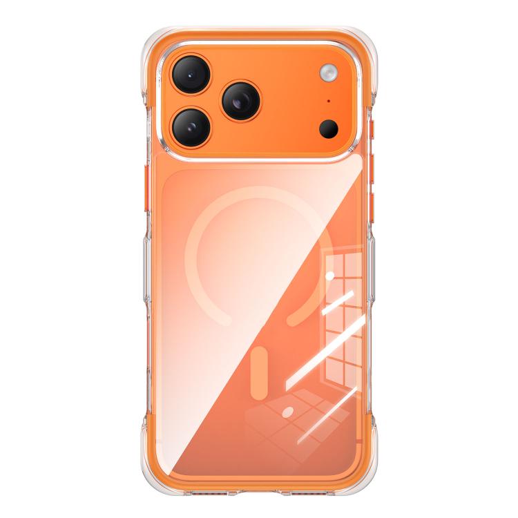 Vakuumversiegelte transparente Airbag Magnetische Acryl-Handyhülle, Für iPhone 17 Pro Max, Für iPhone 17 Pro, Für iPhone 17