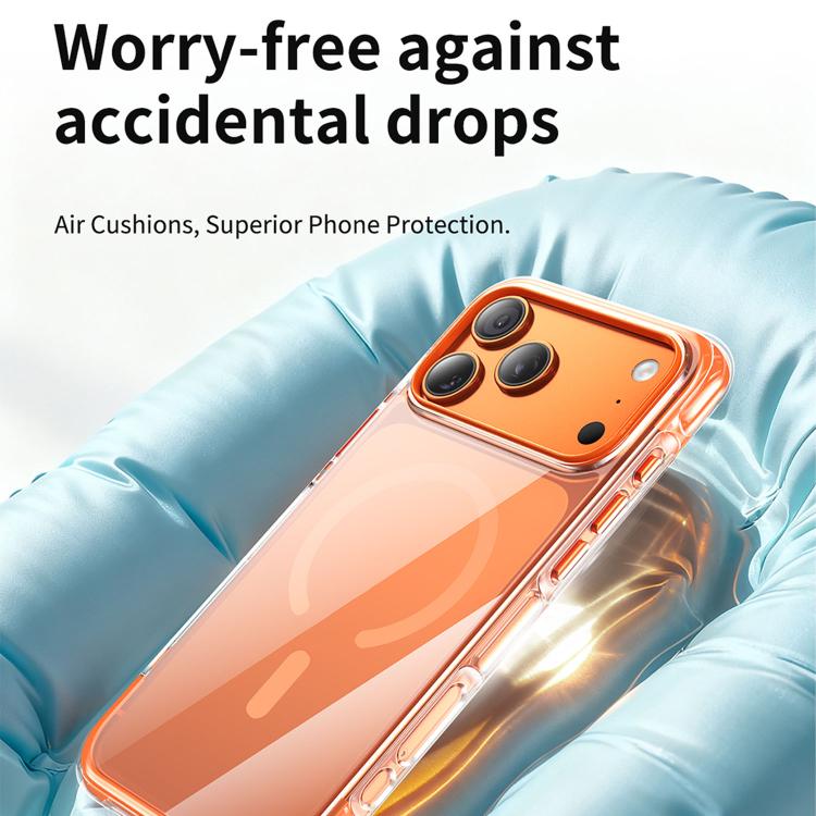 Vakuumversiegelte transparente Airbag Magnetische Acryl-Handyhülle, Für iPhone 17 Pro Max, Für iPhone 17 Pro, Für iPhone 17