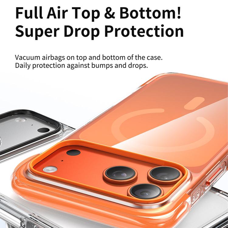 Vakuumversiegelte transparente Airbag Magnetische Acryl-Handyhülle, Für iPhone 17 Pro Max, Für iPhone 17 Pro, Für iPhone 17