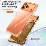 Vakuumversiegelte transparente Airbag Magnetische Acryl-Handyhülle, Für iPhone 17 Pro Max, Für iPhone 17 Pro, Für iPhone 17