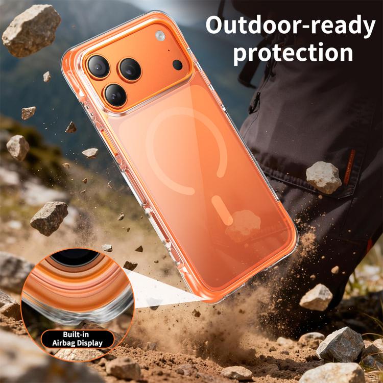 Vakuumversiegelte transparente Airbag Magnetische Acryl-Handyhülle, Für iPhone 17 Pro Max, Für iPhone 17 Pro, Für iPhone 17