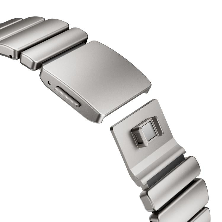 Magnetische Schnalle Einperlen-Silikon-Edelstahl-Uhrenarmband, Für Apple Watch 46mm / 49mm / 45mm / 44mm