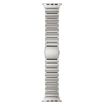 Magnetische Schnalle Einperlen-Silikon-Edelstahl-Uhrenarmband, Für Apple Watch 46mm / 49mm / 45mm / 44mm