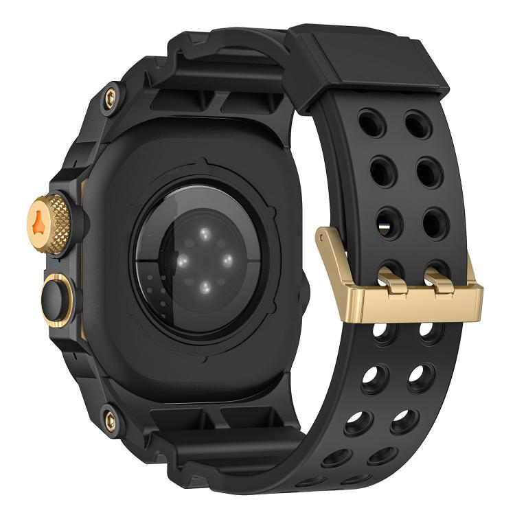 Metall-Schutzgehäuse Einteiliges TPU-Uhrenarmband, Für Apple Watch Ultra 3 / Ultra 2 / Ultra 1 49mm