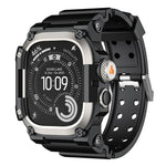 Metall-Schutzgehäuse Einteiliges TPU-Uhrenarmband, Für Apple Watch Ultra 3 / Ultra 2 / Ultra 1 49mm