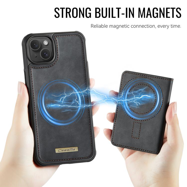 CaseMe Me80 Serie Abnehmbare Geldbörse Magnetische RFID Vegane Leder Handyhülle, Für iPhone 13, Für iPhone 12 / 12 Pro, Für iPhone 12 Pro Max, Für iPhone 11 Pro Max, Für iPhone 11, Für iPhone 11 Pro