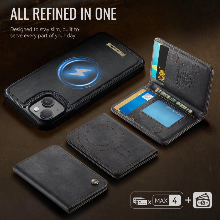 CaseMe Me80 Serie Abnehmbare Geldbörse Magnetische RFID Vegane Leder Handyhülle, Für iPhone 13, Für iPhone 12 / 12 Pro, Für iPhone 12 Pro Max, Für iPhone 11 Pro Max, Für iPhone 11, Für iPhone 11 Pro