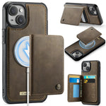CaseMe Me80 Serie Abnehmbare Geldbörse Magnetische RFID Vegane Leder Handyhülle, Für iPhone 13, Für iPhone 12 / 12 Pro, Für iPhone 12 Pro Max, Für iPhone 11 Pro Max, Für iPhone 11, Für iPhone 11 Pro